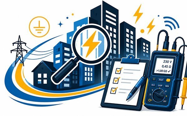Pomiary elektryczne wykonywane na terenie Konin